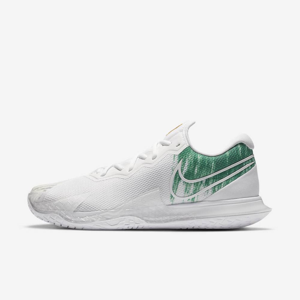 Chaussure De Tennis Nike NikeCourt Air Zoom Vapor Cage 4 Blanche 2476-539 White/Clover/White Homme | RPS-63413135